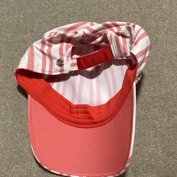 lululemon athletica Pink and White Striped Hat - Picture 2 of 5